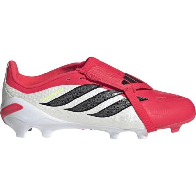 Kinder Fussball-Rasenschuhe PREDATOR LEAGUE Fold-Over Tongue Firm Ground Kids in rot