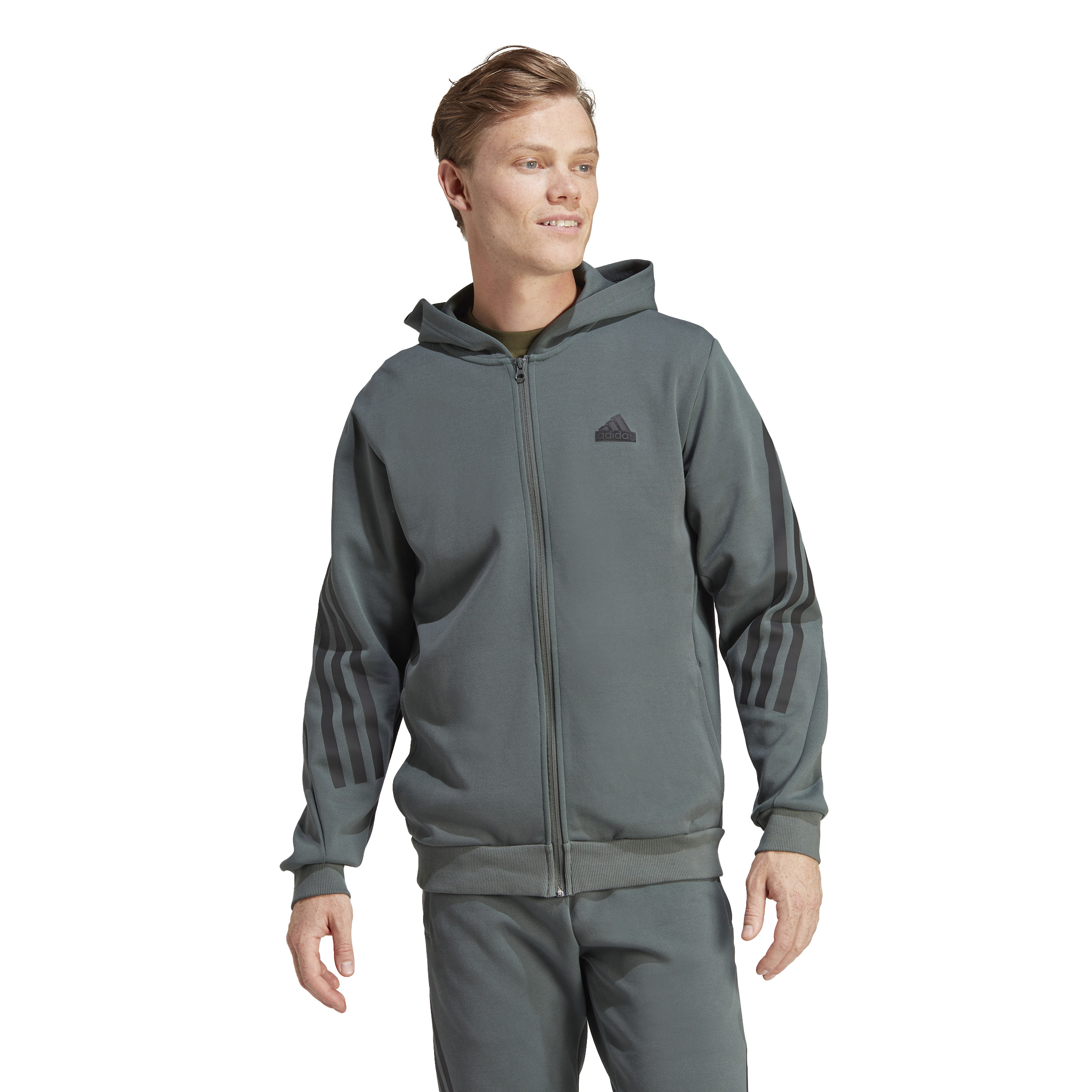 ADIDAS M FI 3S FZ - Unterjacken (Strick etc.) - Artikelnummer 