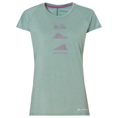 Wo Tekoa Wool T-Shirt, dusty fern, 40 in grün