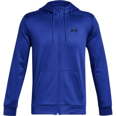 Herren Kapuzensweat UA ARMOUR FLEECE FZ HOODIE in blau