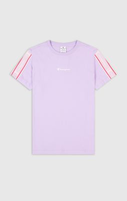 Crewneck T-Shirt in violet 