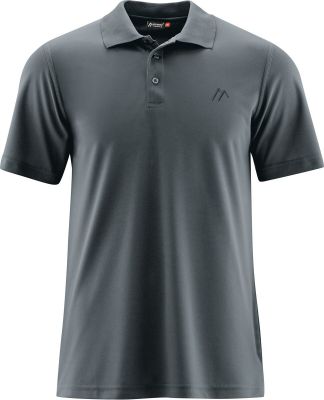 MAIER SPORTS Herren Polo Ulrich in grau