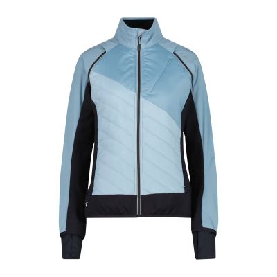 WOMAN JACKET WITH DETACHABLE SLEEVES in l514 cool blue