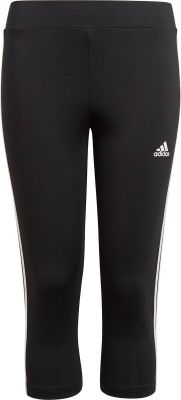 ADIDAS Kinder Tight Tights Designed to Move 3-Stripes 3/4 in schwarz