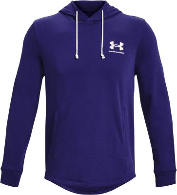 UNDER ARMOUR Herren Langarm RIVAL TERRY LC HD in lila