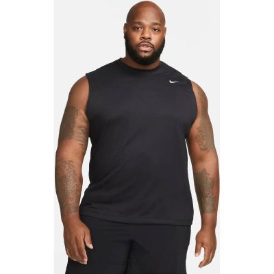 Herren Shirt M NK DF TEE RLGD SL RESET in schwarz