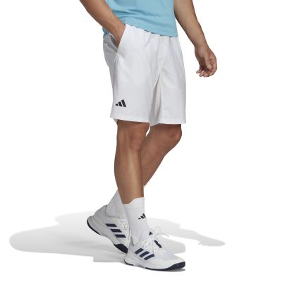 CLUB 3-STREIFEN TENNIS SHORTS in white