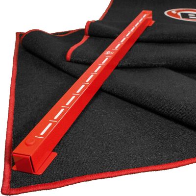 BULLS Dartboard Oky System Carpet Mat 80 in rot