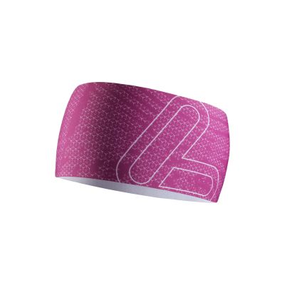 ELASTIC HEADBAND OPEN CUT in 518 purple