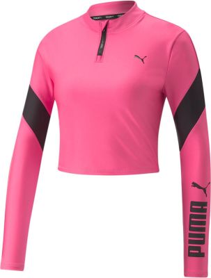 PUMA Damen Top Puma Fit Eversculpt 1/4 Zi in pink