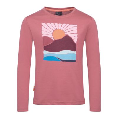 Girls Falketind Longsleeve GOTS in rosa