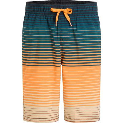 Kinder Badeshorts Ju.-Badeshorts Lario B Shade Stripe in 781 green dark