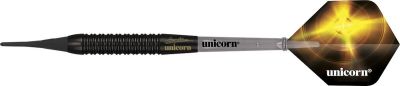 UNICORN Dartpfeil Unicorn Black Brass Gary Anderson Soft Darts in schwarz