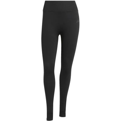 Damen Tight Workout Essentials Knit Scrunch 7/8 in schwarz