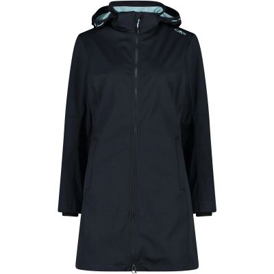 WOMAN PARKA ZIP HOOD in 1ut antracite-opale