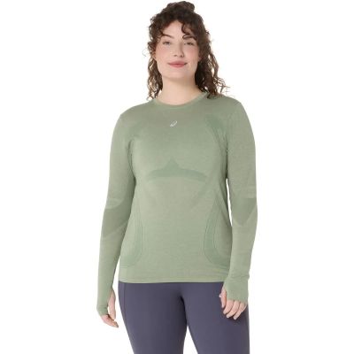 Damen T-Shirt ROAD SEAMLESS LS TOP in grau