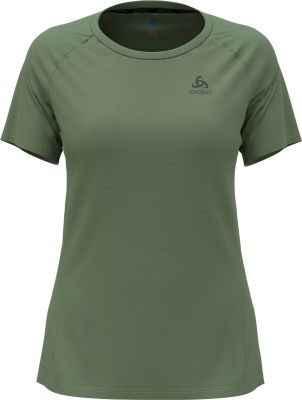 ODLO Damen T-shirt s/s crew neck ESSENTIA in grün