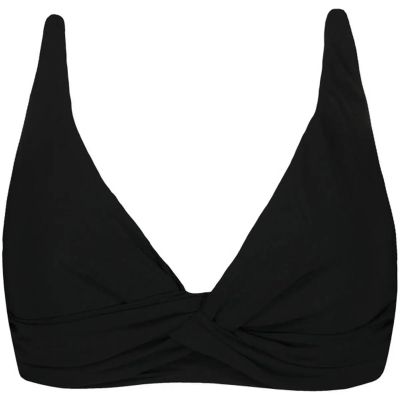 Damen Bikinioberteil Solid Multifit Top in schwarz