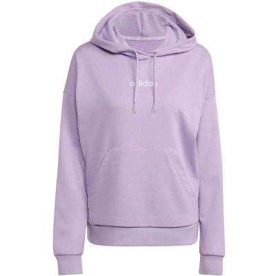 Damen Kapuzensweat Essentials Linear French Terry in silber