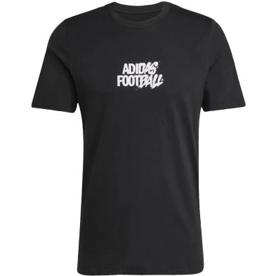 Herren Shirt Fußball Tango Geschichte Grafik in schwarz