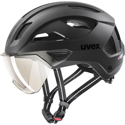Herren Helm stride visor in schwarz