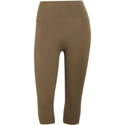 Damen Tight Optime Workout Contour Capri in braun