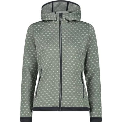 Damen Funktionsjacke WOMAN JACKET FIX HOOD in grau