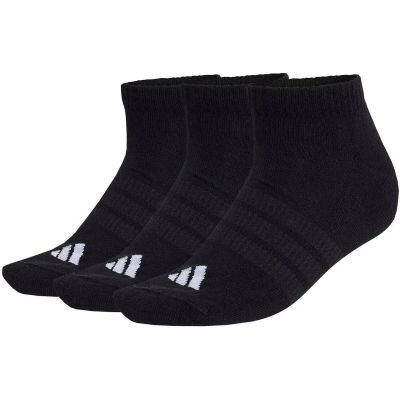 Herren Socken Gepolsterte Essentials Low Cut 3er-Pack in schwarz