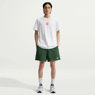 Herren Shorts M NK CLUB FLOW FT SHORT in weiß