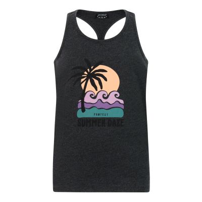 PRTSyra JR singlet in schwarz