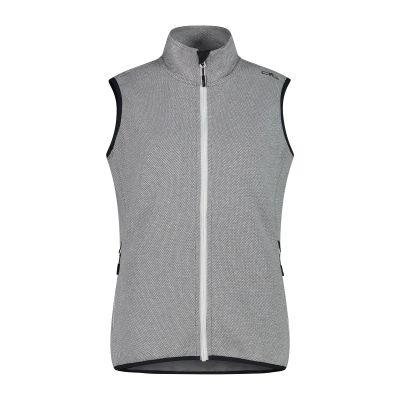 WOMAN VEST in 13xr bianco-graffite