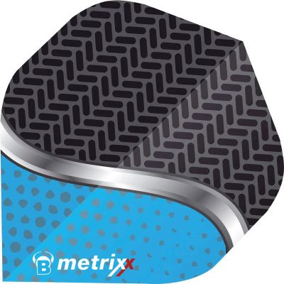 BULL`S Dartpfeil Metrixx Flights in schwarz