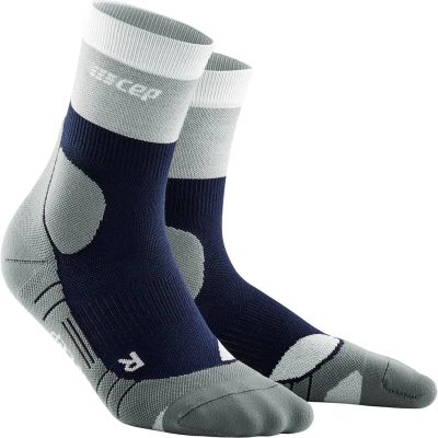 CEP Herren Hiking Light Merino Mid Cut Socks in schwarz