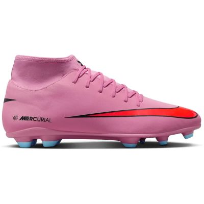 Herren Fussball-Rasenschuhe SUPERFLY 10 CLUB FG/MG in pink