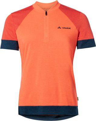 Damen Shirt Wo Altissimo Q-Zip Shirt in orange