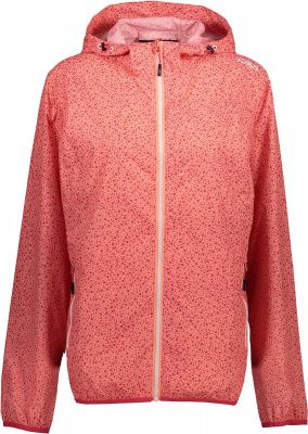 CMP Damen Regenjacke WOMAN JACKET RAIN FIX HOOD in rot