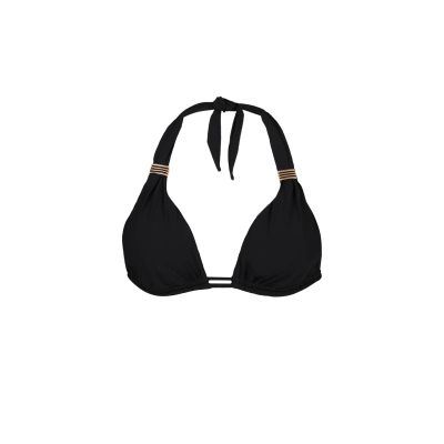 Solid Halter Triangle in schwarz