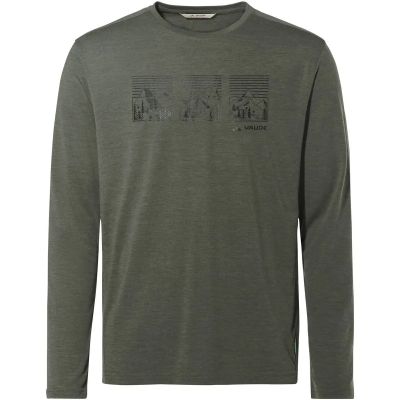 Herren Shirt Me Rosemoor LS T-Shirt III in grün