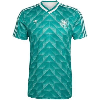 Herren Trikot Deutschland 1990 Auswärtstrikot in grün
