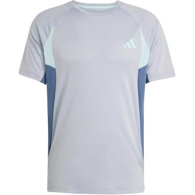 Herren Shirt Tech Apparel Colorblock in grau
