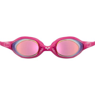 arena Kinder Schwimmbrille Spider Junior Mirror in pink