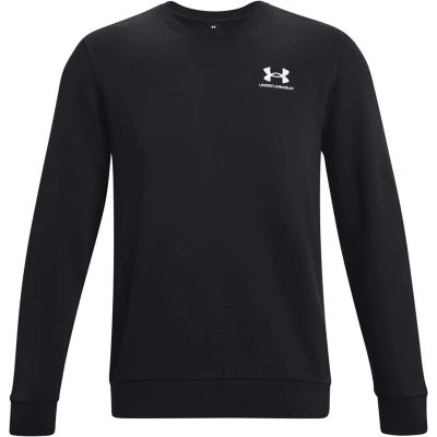 Herren Sweatshirt UA ESSENTIAL FLEECE CREW in schwarz