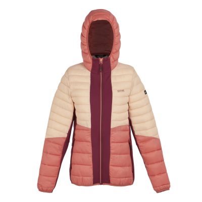 WmnHoodLeedreHybr in b75 rumba red/mineral red