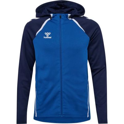 Herren Kapuzensweat hmlLEAD 2.0 ZIP HOODIE in blau