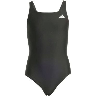 Kinder Schwimmanzug Kinder mit V-förmigem Rückendesign in schwarz