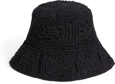 SEAFOLLY Damen Mütze Mandalay Crochet Hat in schwarz