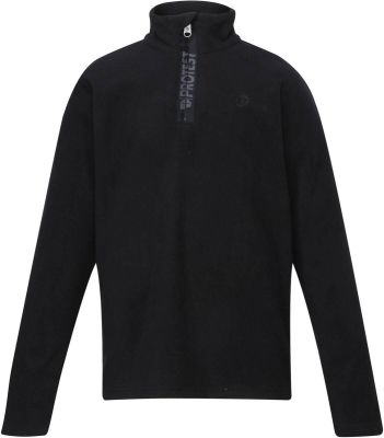 PROTEST Jungen Fleecepullover "Perfecty Jr." in schwarz