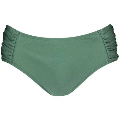 Damen Bikinihose Isla Mid Waist Briefs in grün