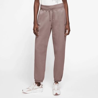 Nike W Nsw Phnx Flc Hr Os Pant in braun