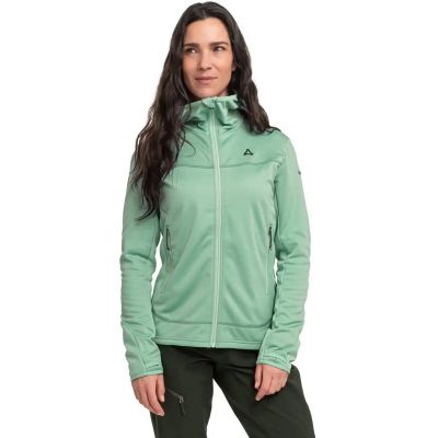 Damen Unterjacke Fleece Hoody Style Milagle WMS in grün